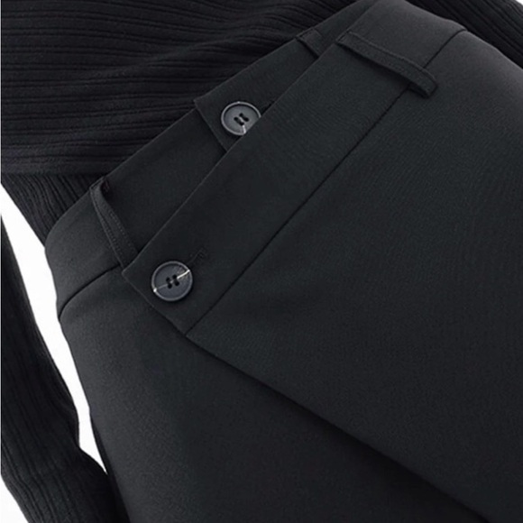 Commense Black Wide-Leg Trousers - Picture 3 of 8